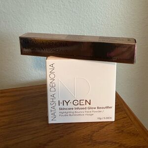 NIB Natasha Denona Concealer & Skincare Infused Glow Beautifier Retail $78 Set